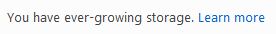 Hotmail Ever Growing Storage Space