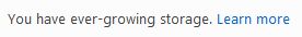 Hotmail Ever Growing Storage Space