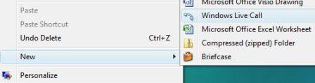New Windows Live Call
