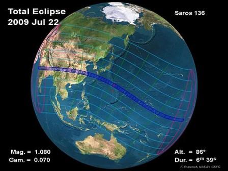Total Solar Eclipse of July 22 2009