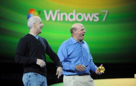 Steve Ballmer With Windows 7 RTM Gold Disc