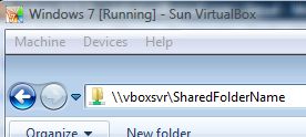 Access Host Shared Folder from Virtual Box Machine