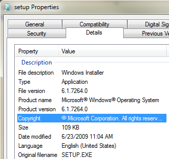 Windows 7 Build 7264