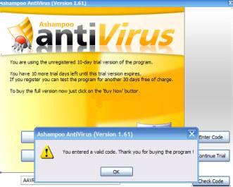 Ashampoo antivirus version 1