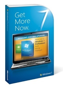 Windows Anytime Upgrade from Windows 7 Home Premium to Professional Box Set