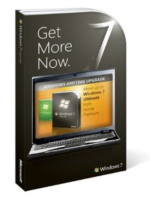 Windows Anytime Upgrade from Windows 7 Home Premium to Ultimate Box Set