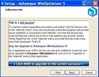 ashampoo winoptimizer 5 setup