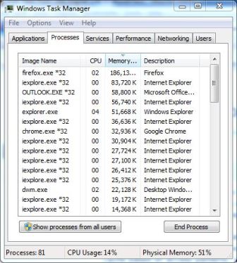 Before Memory Optimization and Reduction by CleanMem