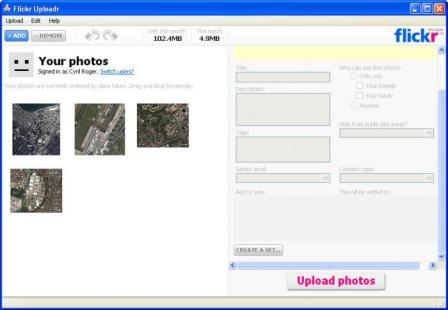 Flickr Desktop Uploadr