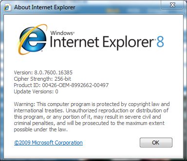 Original IE8 Version