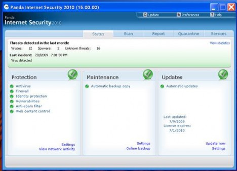 panda internet security 2010 free three months 