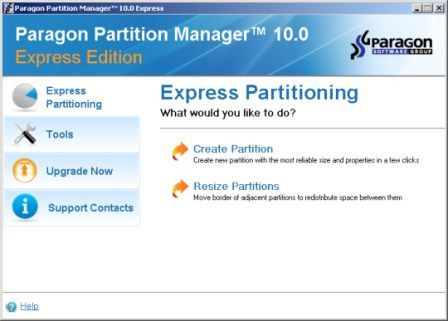 Paragon Partition Manager 10 Express