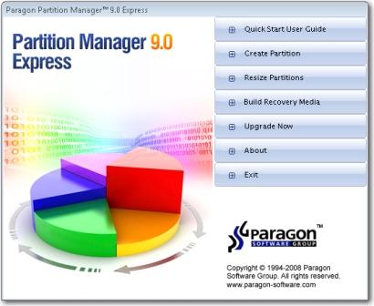 Paragon Partition Manager 9.0 Express