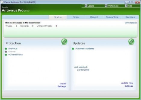 Panda Antivirus Pro 2010 Free