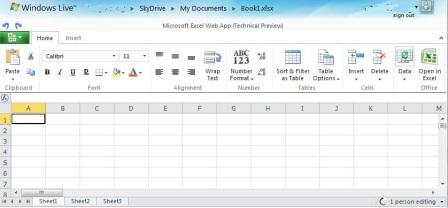 Excel Web App (Part of Office Web Apps)