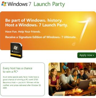 Windows 7 Global Launch Party