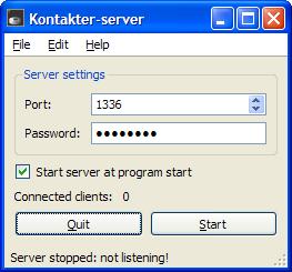 KontakterServer