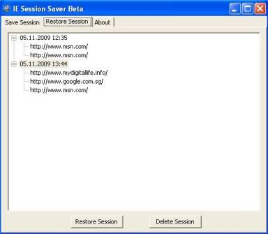 IE Session Saver