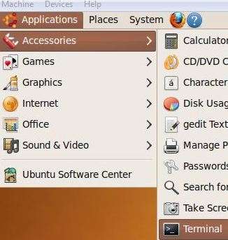 Open Ubuntu Terminal Command-Line Window