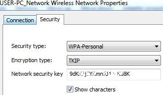 Wireless Network Security Key