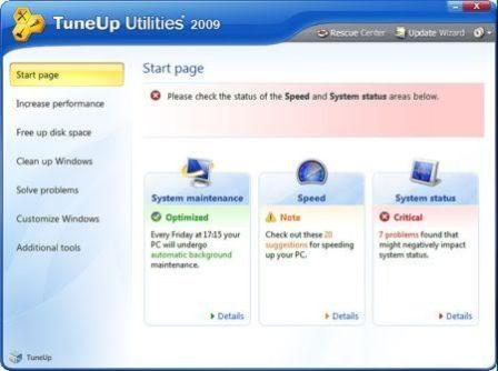 TuneUp Utilities 2009