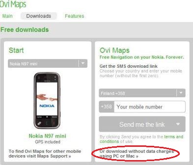 Download Nokia Ovi Maps