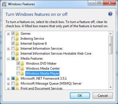 how to uninstall wmp 12 in windows 7