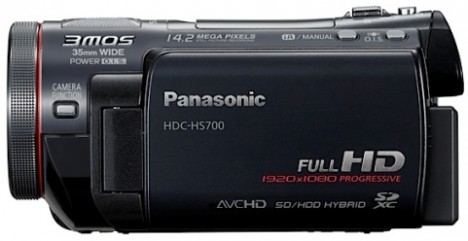Panasonic HDC-HS700 And HDC-TM700 Full HD 3MOS Camcorders With 35mm