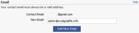 Add More Than One (Multiple) Email to Facebook