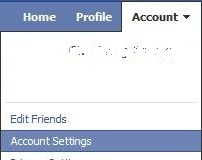 Change Facebook Account Settings