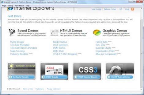 IE9 Platform Preview