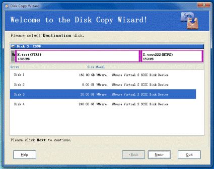 Disk/Volume/Partition Copy