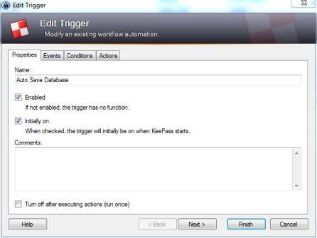 Create KeePass Trigger