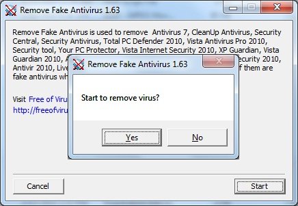 Remove Fake Antivirus