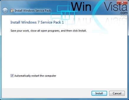 Install Windows 7 SP1