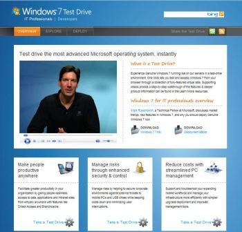 Windows 7 Test Drive for IT Professionals and Developers