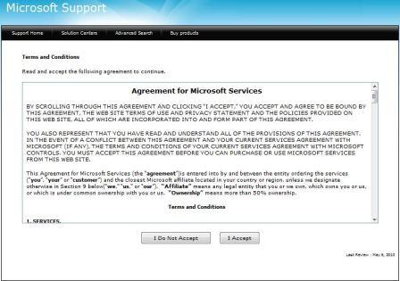 Agreement to Microsoft Services