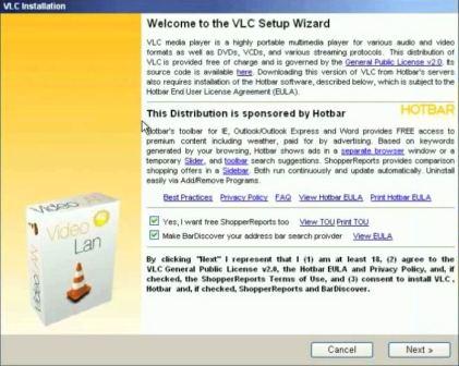 VLC Hotbar