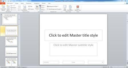 PowerPoint Master Slide