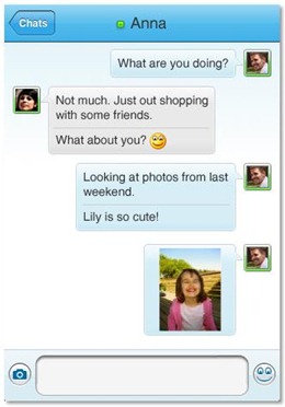 Instant Messaging on Windows Live Network on iPhone