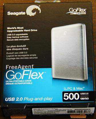 Seagate FreeAgent GoFlex Ultra-Portable 500 GB Silver