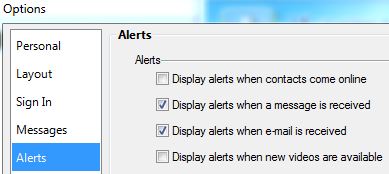 Turn Off Alerts When Contacts Online