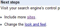 Include More Sites in Google Custom Search Engine