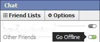 Facebook Chat Appear Offline or Invisible