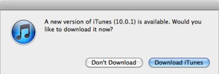 iTunes 10.0.1