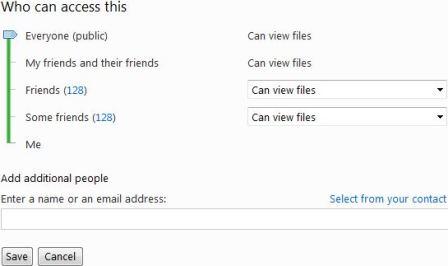 Share a Folder Public in Windows Live SkyDrive