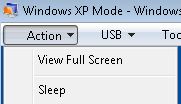View Windows XP Mode Full Screen