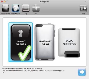PwnageTool 4.1 Supported Devices