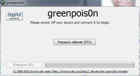 GreenPois0n Jailbreak for iPhone, iPad and iPod touch