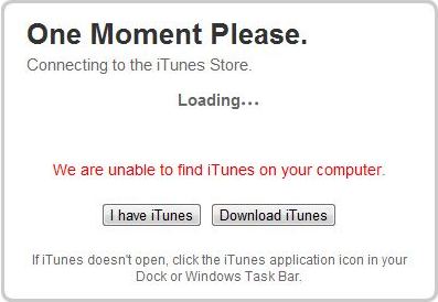 Cannot Detect iTunes